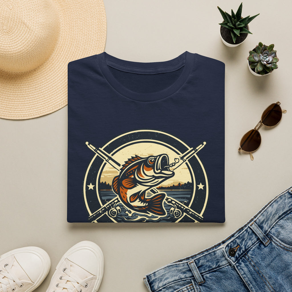 Fish S&P 2 Template 2 design 1 Bass Fishing Badge