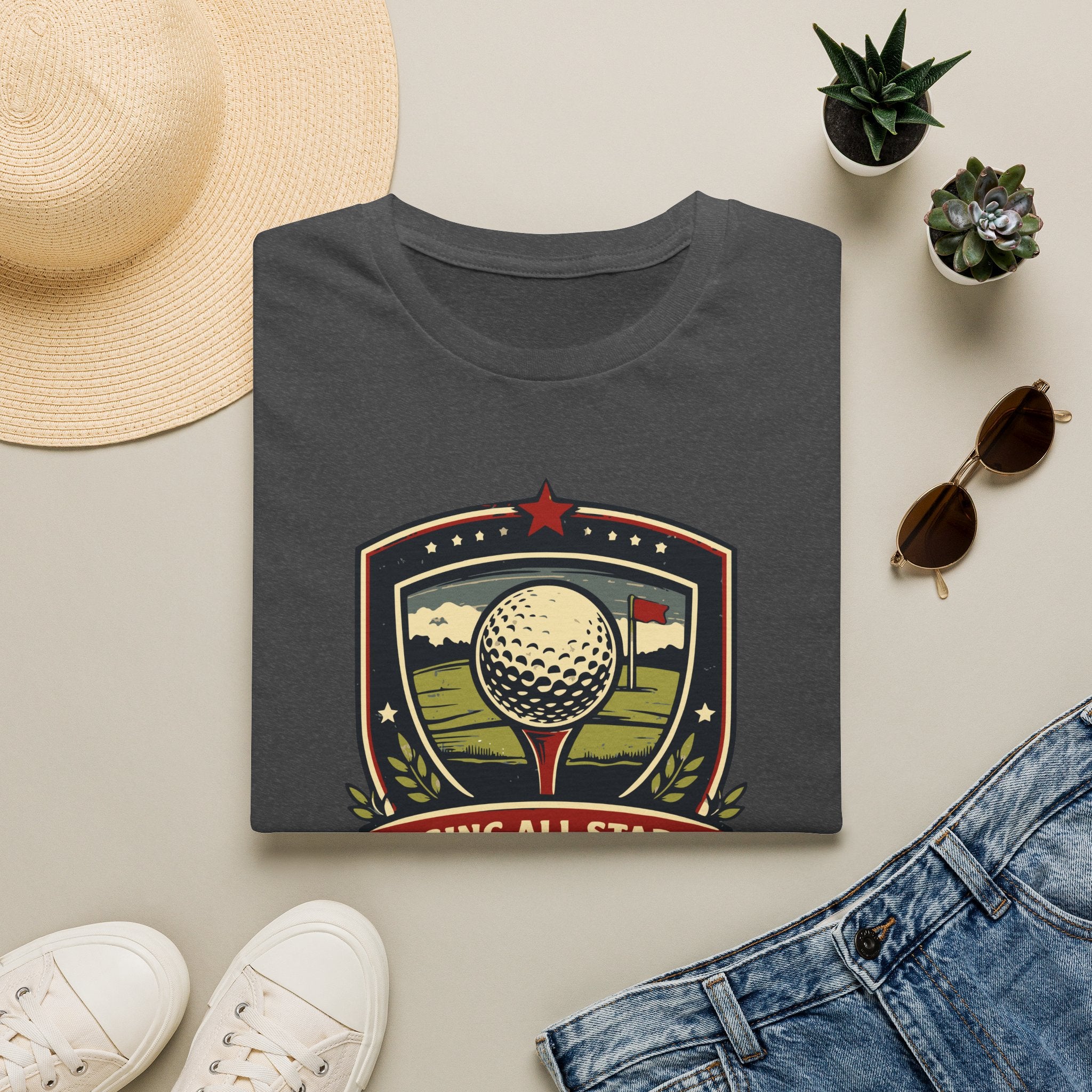 Golf S&P 2 Template 2 design 3 Vintage Golf Scene
