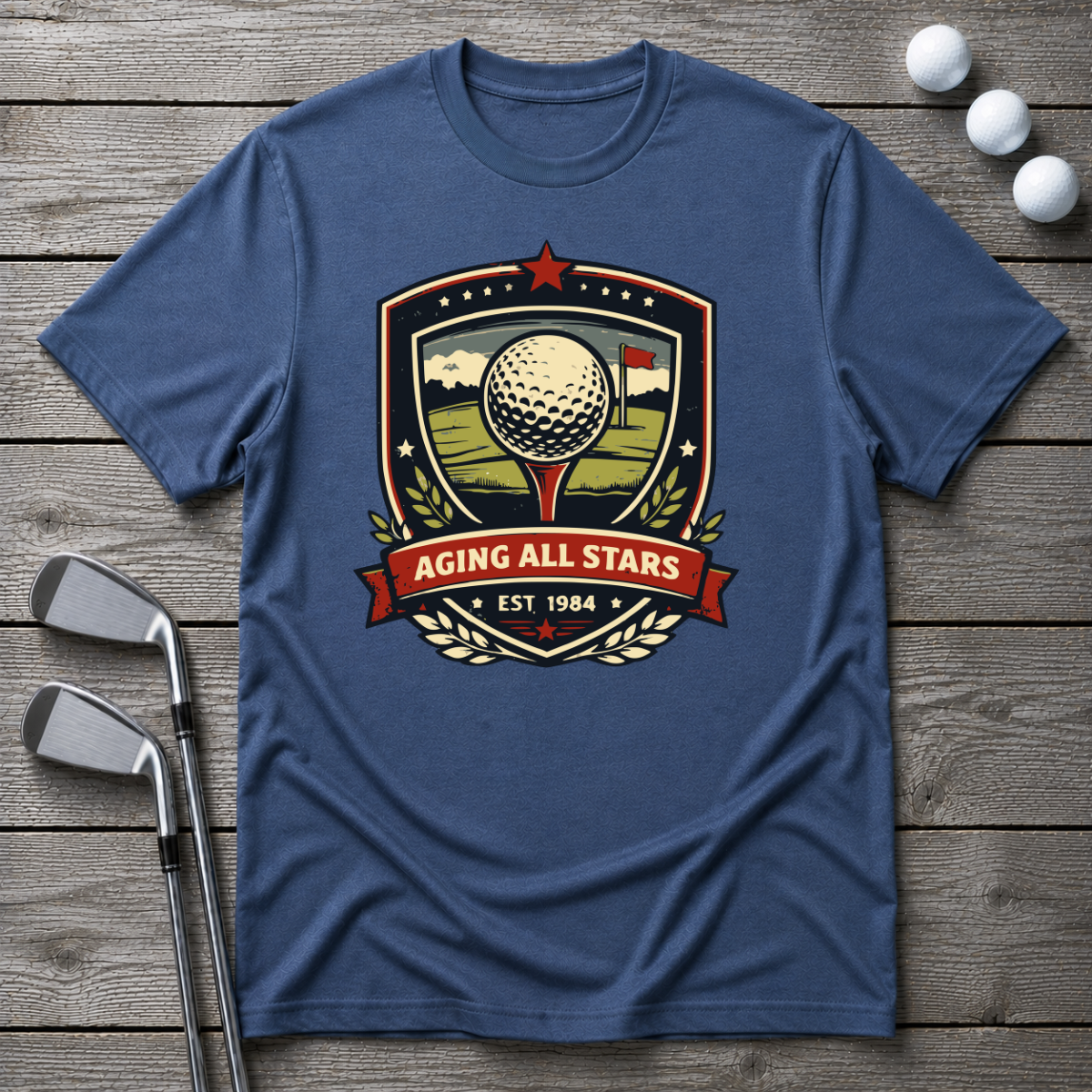 Vintage Golf Scene