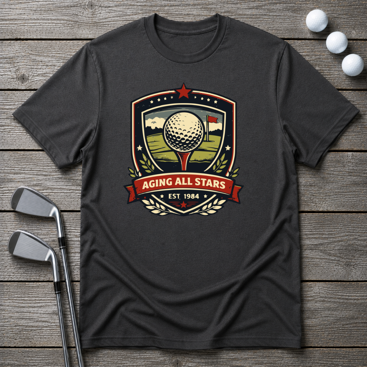 Vintage Golf Scene