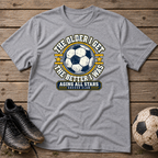 Aging All Stars Soccer T-Shirt — "The Older I Get The Better I Was" Vintage Soccer Tee