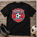 Aging All Stars Soccer T-Shirt — "The Older I Get The Better I Was" Vintage Soccer Tee