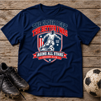 Soccer T-Shirt — “The Older I Get The Better I Was” Aging All Stars Vintage Soccer Tee